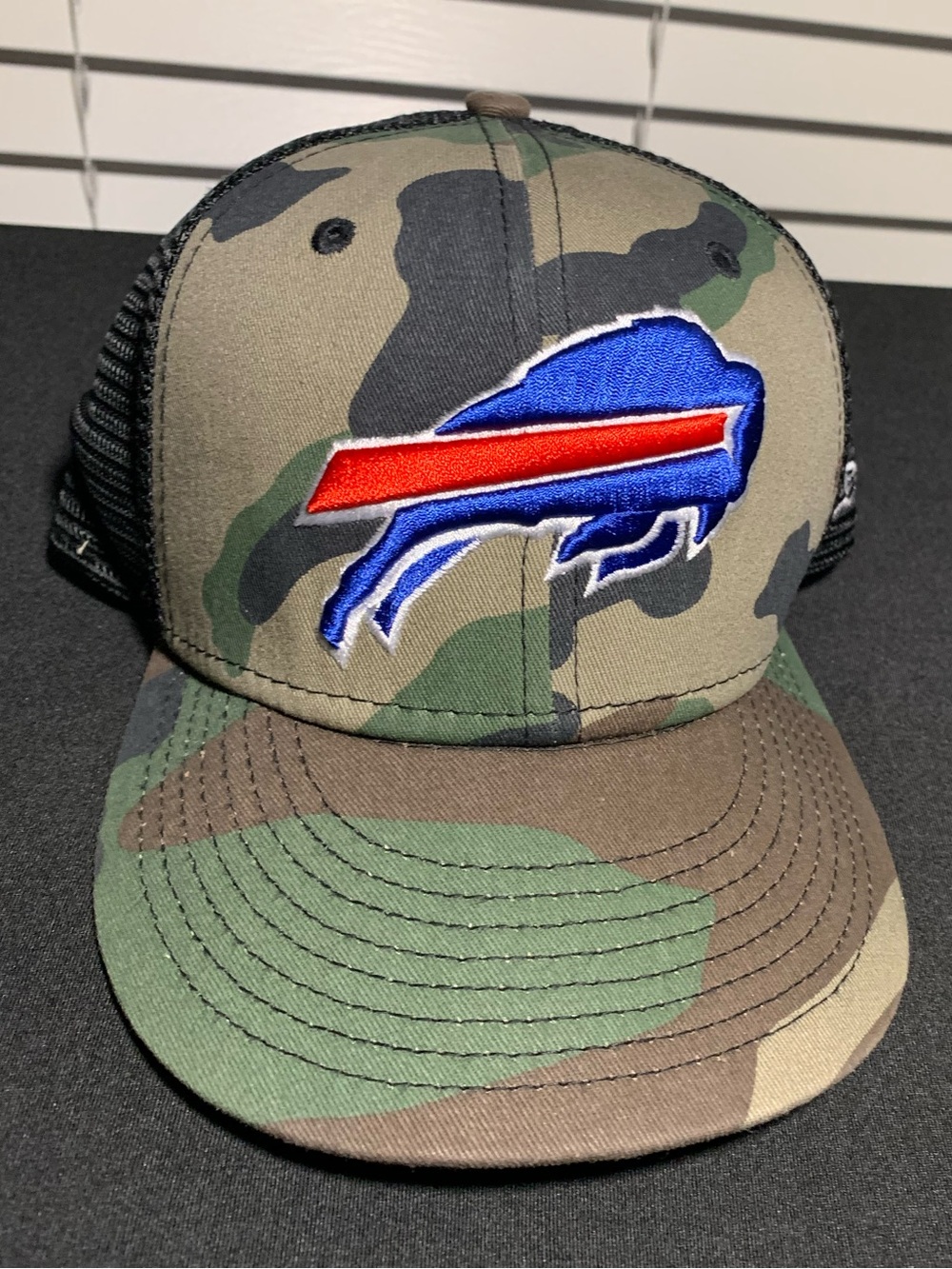 Buffalo Bills New Era 9FIFTY Youth Camo Trucker Snapback Hat NFL